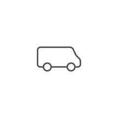 van icon. sign design