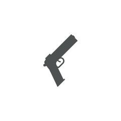 pistol icon. sign design