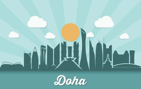 Doha skyline - Qatar