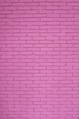 Fototapeta na wymiar Pink brick wall texture