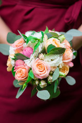 bridal bouquet of flowers