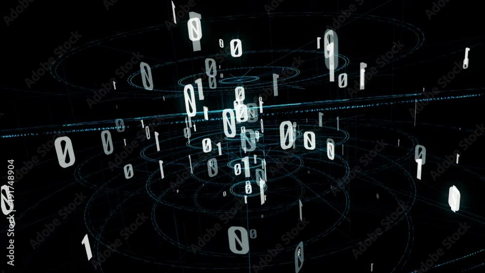 Poster digital network concept.