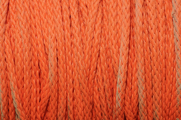 Close view of an industrial rope.