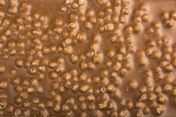 background of chocolate backdrop with nuts