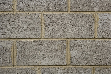 Obraz premium Newly made concrete block wall