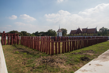 Corral of Thailand ' elephant in history at Ayutthaya .