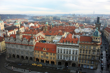 Fototapeta na wymiar Prague in winter