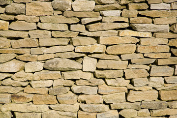 Cotswold drystone wall