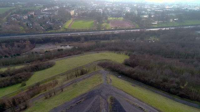 Halde Rungenberg in Gelsenkirchen Luftaufnahme