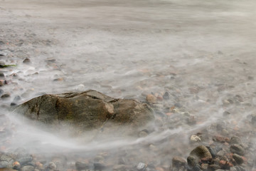 struktur wasser kieselsteine hintergrund dynamisch