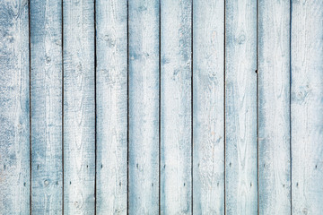 old blue boards painted in white color