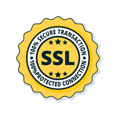 Fototapeta premium SSL Secure label illustration