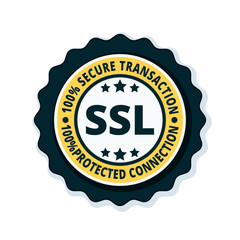 Fototapeta premium SSL Secure label illustration