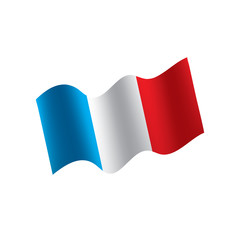 France flag, vector illustration