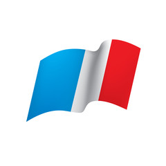 France flag, vector illustration