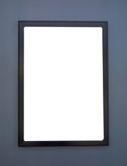 Banner frame, concept to product advertising.