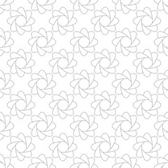 Gray seamless pattern on white background