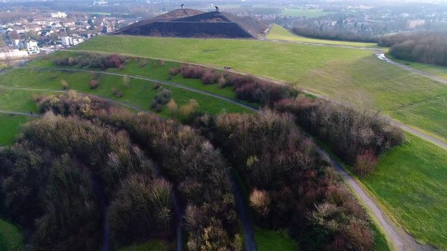 Halde Rungenberg in Gelsenkirchen Luftaufnahme