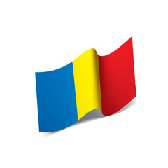Chad flag, vector illustration