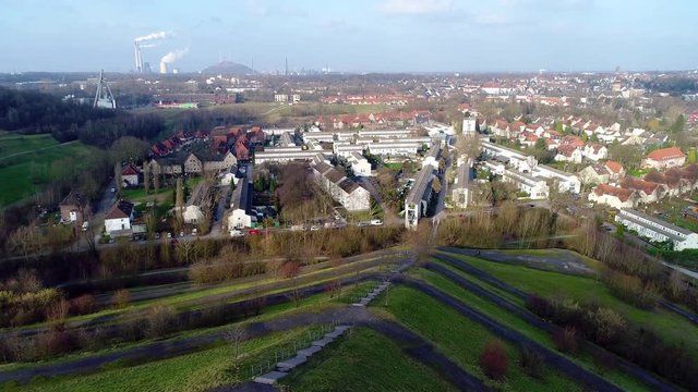 Halde Rungenberg in Gelsenkirchen Luftaufnahme