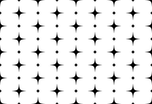 Seamless vector pattern of stars. Abstract background with stars