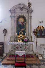 St Nicholas church in Perast, old coastal town in Kotor Bay, Montenegro