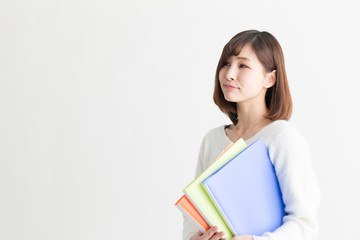 カジュアルポートレート・白バック