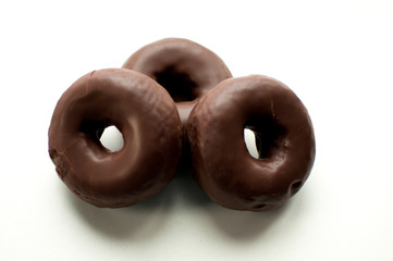 Deliiciosos donuts de chocolate