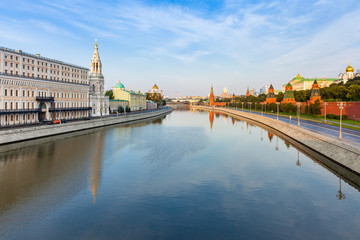 Fototapeta na wymiar Moscow Kremlin in the morning, Russia