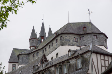 Fototapeta na wymiar Burg Diezer Schloss in Rheinland-Pfalz