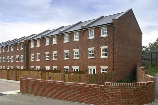 New terraced housing property development