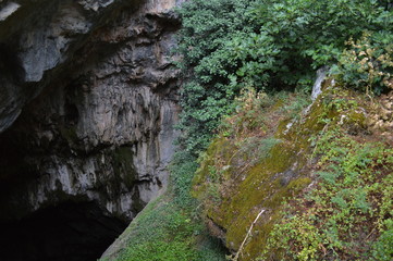 Entrance to the Dikteon Andron Cave on plateau lasiti