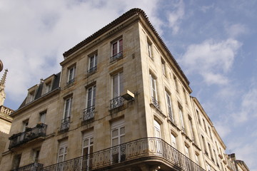 Fototapeta na wymiar Immeuble ancien à Bordeaux, Gironde 