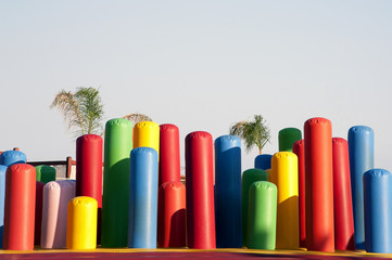Blow-up playground for kids