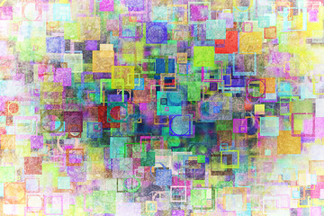 Colorful random circles or bubbles shape & pattern for design background