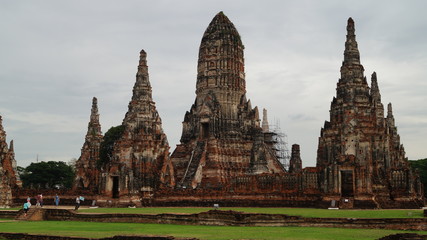 Fototapeta na wymiar Temple d'Ayutthaya
