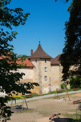 Weissenbrurg Stadtmauer Schießgrabenmauer