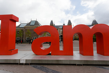 Amsterdam Iconic Sign, I am Amsterdam - 191789592