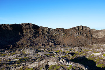 Fototapeta na wymiar Pico volcano crater (2351m), Pico Island, Azores, Portugal, Europe