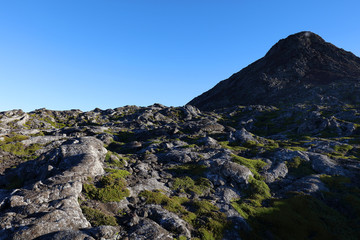 Landscape from Pico volcano (2351m), Pico Island, Azores, Portugal, Europe