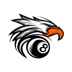 Eagle Billiard Ball Logo 