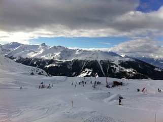 Berge, Schweiz, Alpen, Ski, Schnee