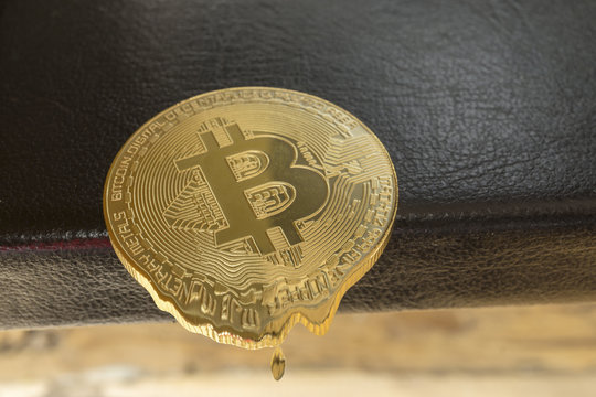 melted bitcoin