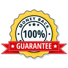 100% Money Back Guarantee illustration