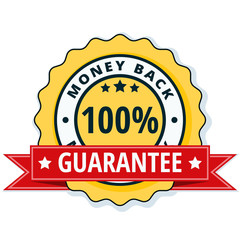 100% Money Back Guarantee illustration