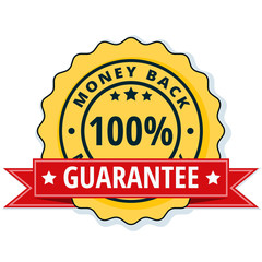 100% Money Back Guarantee illustration