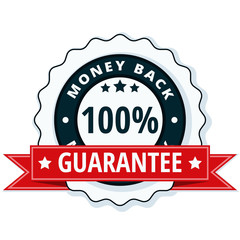 100% Money Back Guarantee illustration