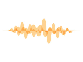 colorful vector design illustration of dynamic sound wave, radio frequency modulation, random sound wave, amplitude wave, vibration,