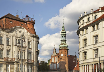 Obraz premium Church of the Assumption of the Virgin Mary in Bydgoszcz. Poland