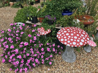 Fliegenpilz, Blumen, Garten, Pilz, Deko, Keramik